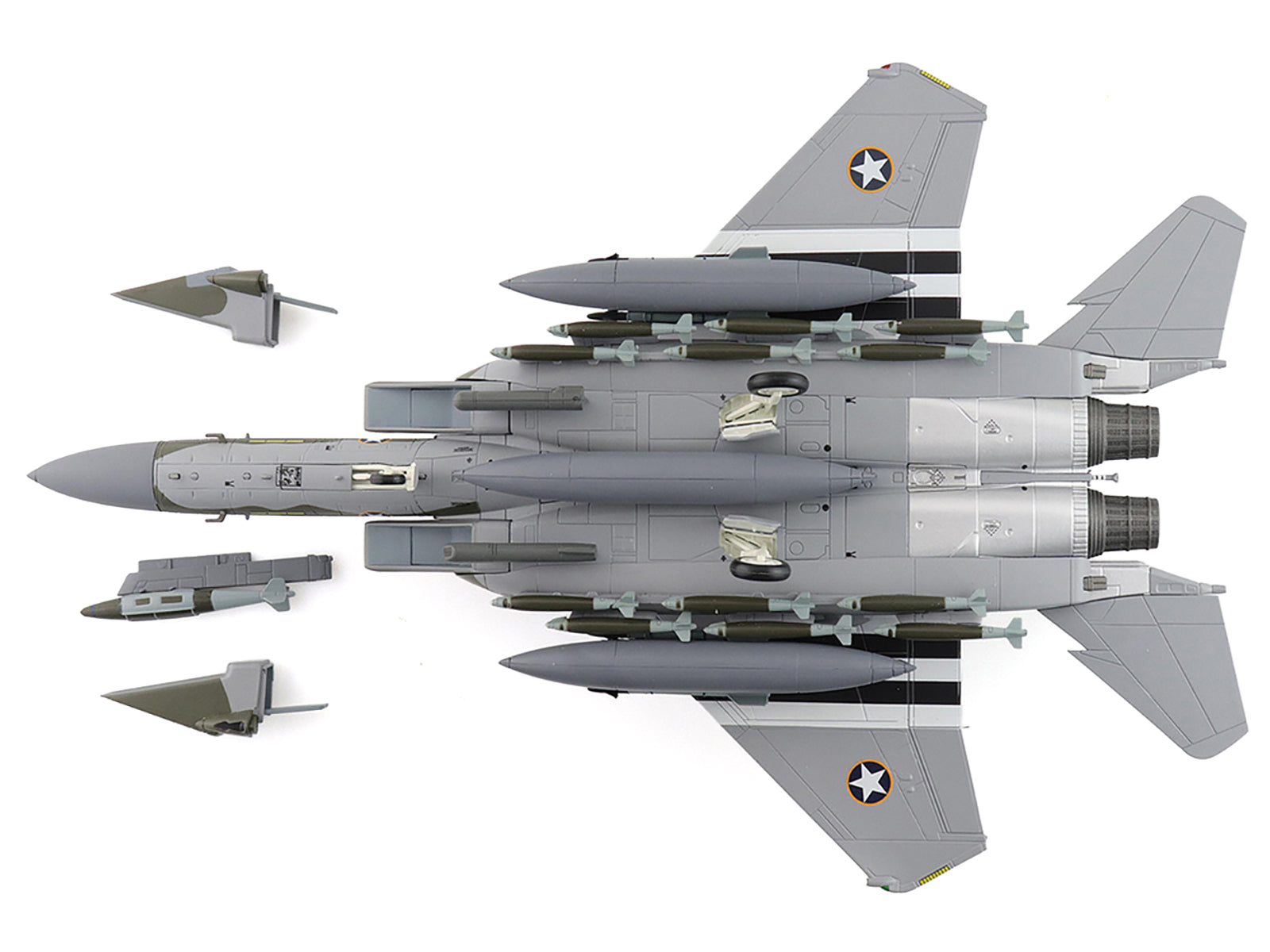 Boeing F-15E Strike Eagle Fighter Aircraft "88-1702 Spirit of Goldsboro 334th FS 4th FW" (2024) United States Air Force "Air Power Series" 1/72 Diecast Model by Hobby Master