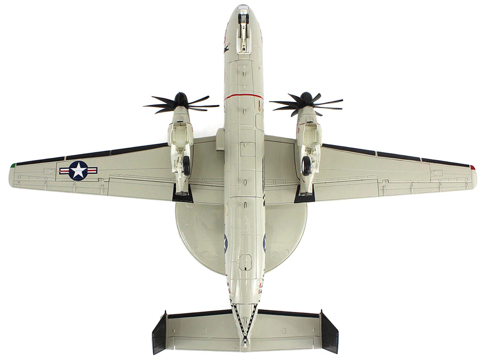 Northrop Grumman E-2C Hawkeye Aircraft "165300 VAW-124 Bear Aces" (2009) United States Navy "Air Power Series" 1/72 Diecast Model by Hobby Master