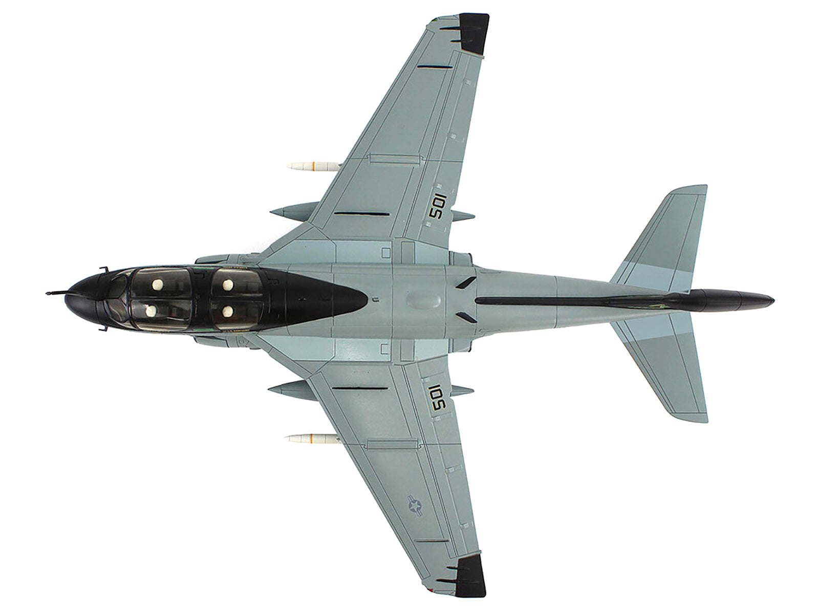 Grumman EA-6B Prowler Aircraft "163884/501 VAQ-209 Star Warriors" (2010) United States Navy "Air Power Series" 1/72 Diecast Model by Hobby Master