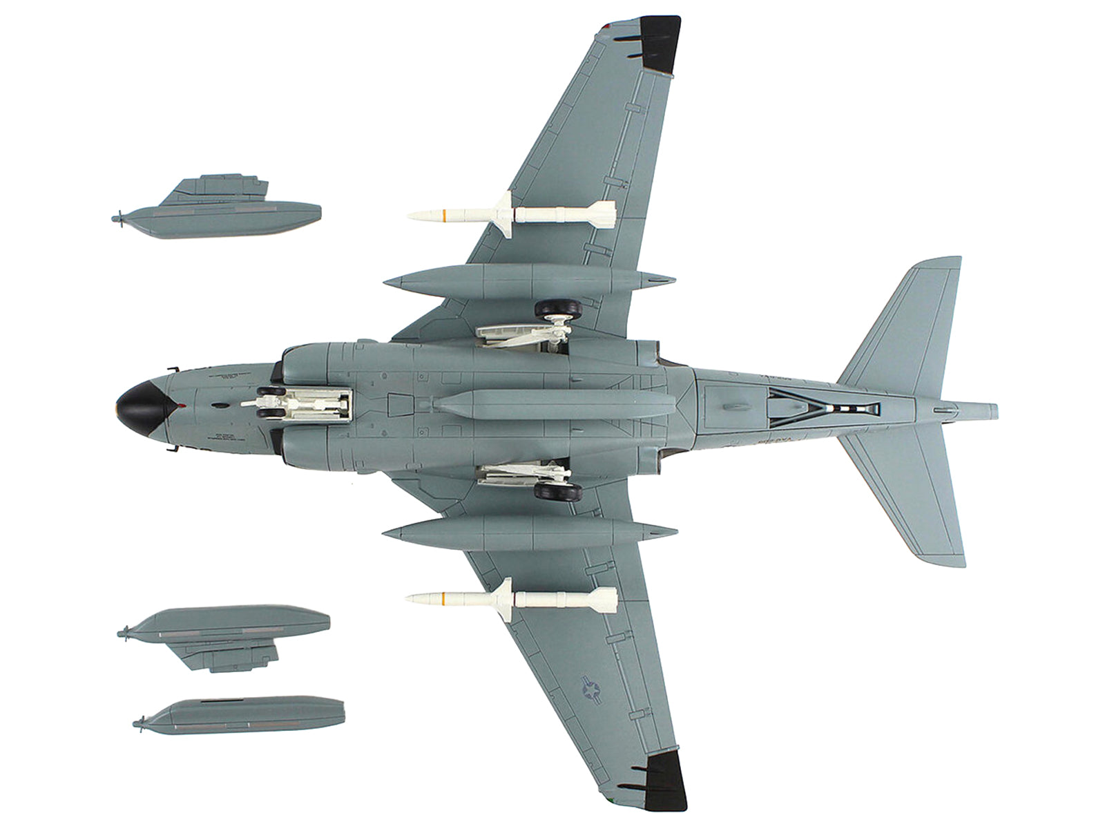 Grumman EA-6B Prowler Aircraft "163884/501 VAQ-209 Star Warriors" (2010) United States Navy "Air Power Series" 1/72 Diecast Model by Hobby Master