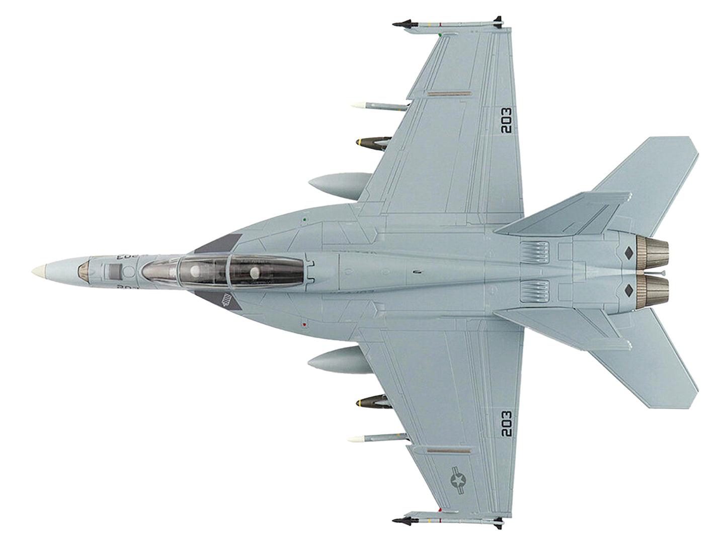 McDonnell Douglas F/A-18F Super Hornet Aircraft "VFA-103 Jolly Rogers USS Harry S. Truman" (2016) United States Navy "Air Power Series" 1/72 Diecast Model by Hobby Master