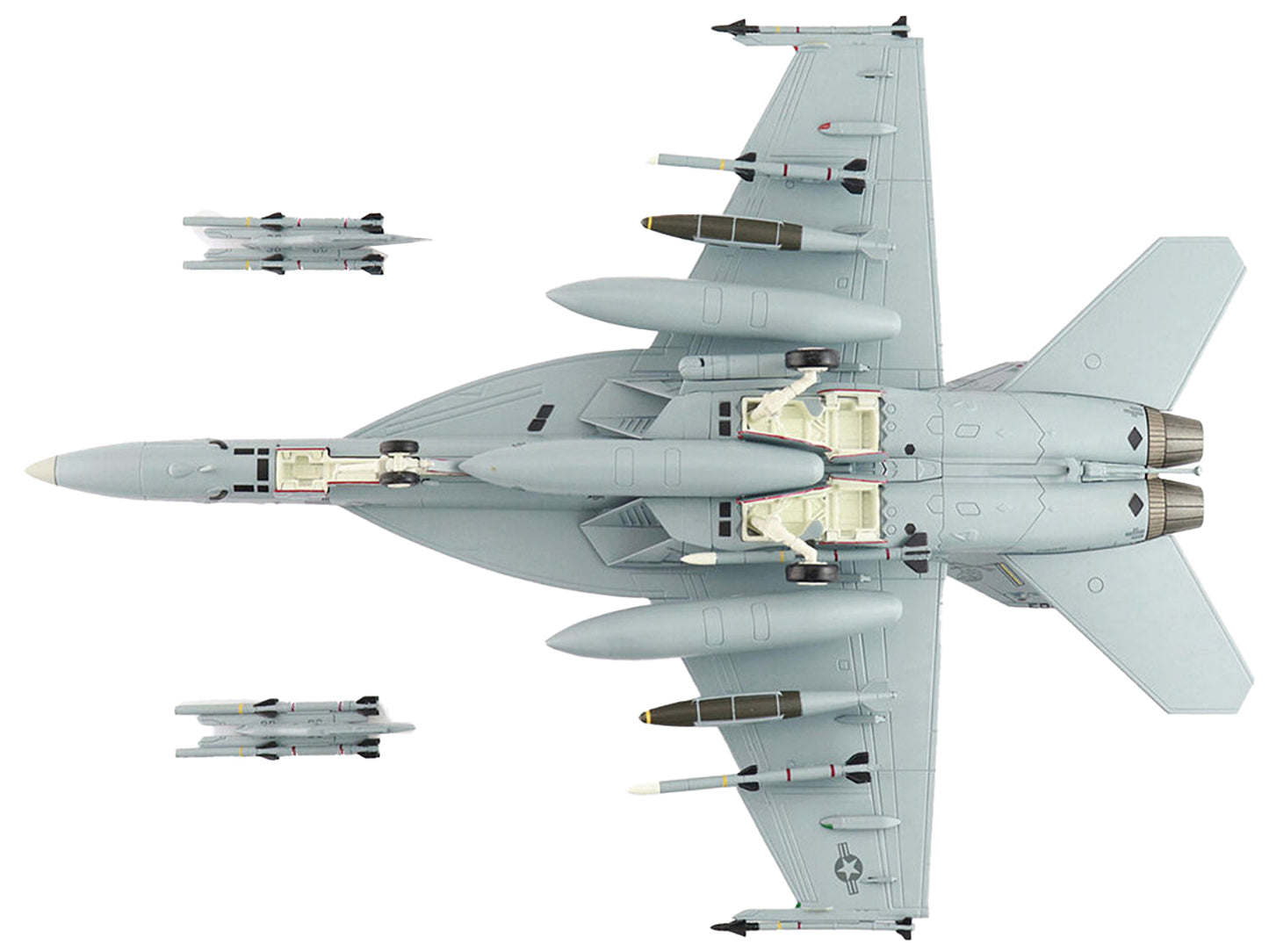 McDonnell Douglas F/A-18F Super Hornet Aircraft "VFA-103 Jolly Rogers USS Harry S. Truman" (2016) United States Navy "Air Power Series" 1/72 Diecast Model by Hobby Master