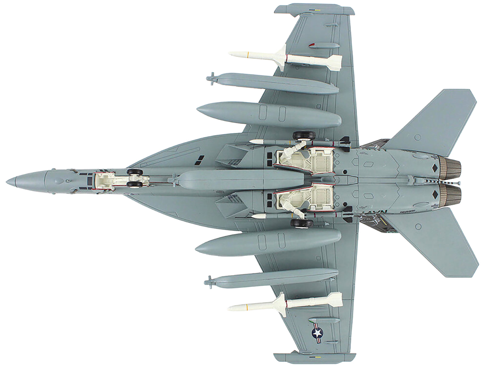 Boeing EA-18 Growler Aircraft "VAQ-209 Star Warriors AF500 Vader" (2024) United States Navy "Air Power Series" 1/72 Diecast Model by Hobby Master