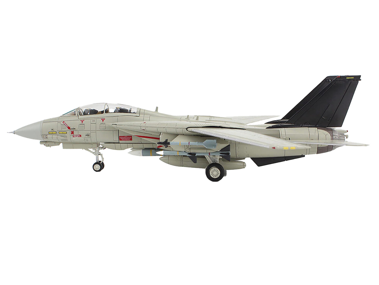 Grumman F-14A Tomcat Fighter Aircraft "Bandit Rogue Nation" United States Navy "Air Power Series" 1/72 Diecast Model by Hobby Master