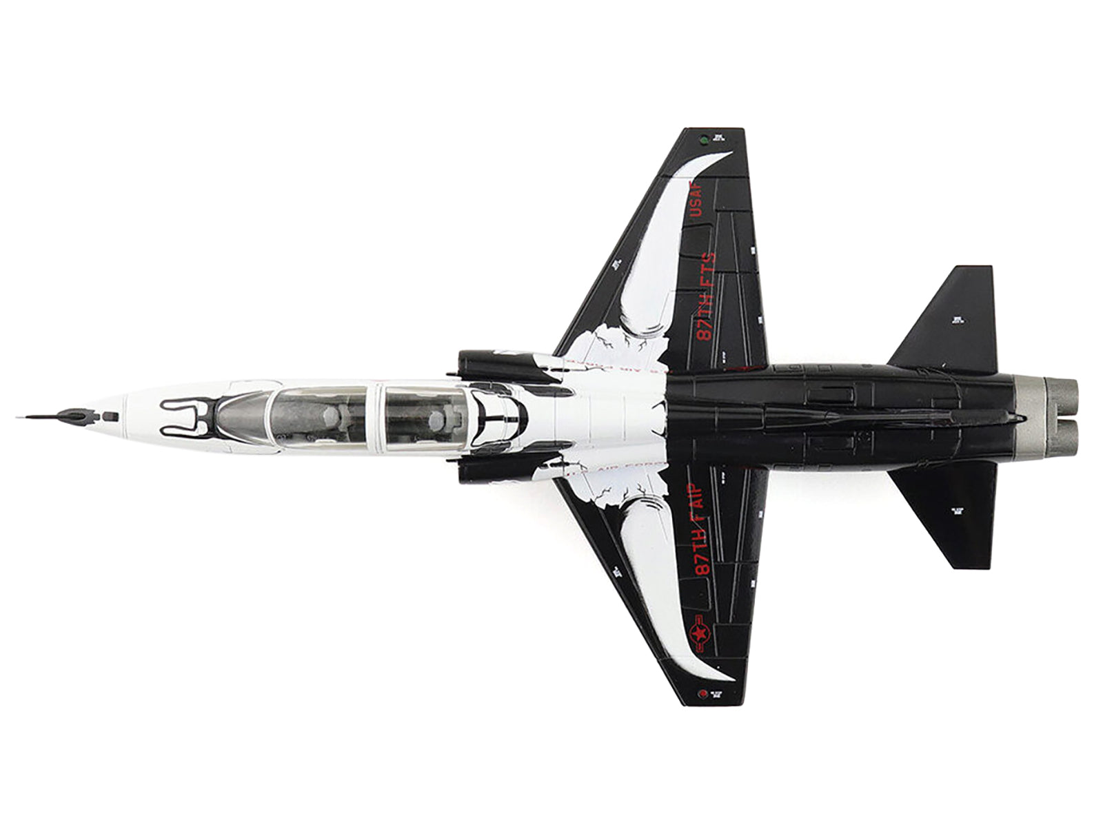 Northrop T-38C Talon Aircraft "65-10331 FAIP Scheme 87th FTS Laughlin AFB" (2021) United States Air Force "Air Power Series" 1/72 Diecast Model by Hobby Master