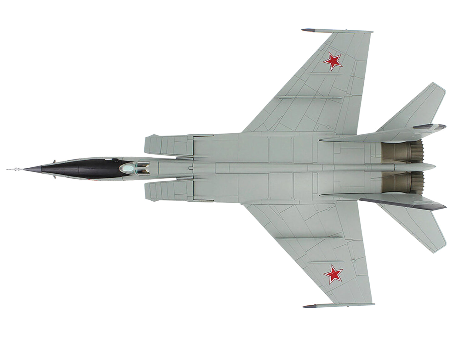 Mikoyan-Gurevich MiG-25RBT Aircraft "Red 46 47th Guards Reconnaissance Aviation Regiment 2nd Squadron" (2001) Russian Air Force "Air Power Series" 1/72 Diecast Model by Hobby Master