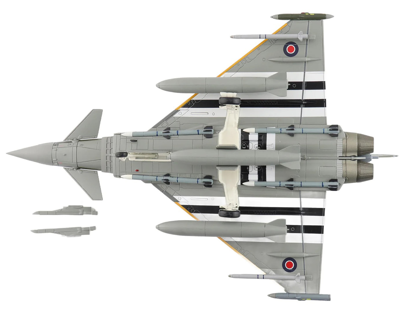 Eurofighter Typhoon FGR4 Fighter Aircraft "ZJ913 FM-G" (2024) British Royal Air Force "Air Power Series" 1/72 Diecast Model by Hobby Master
