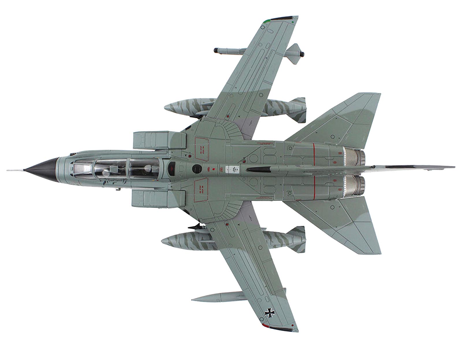 Panavia Tornado ECR Fighter-Bomber Aircraft "46+54 Tactical Air Wing 51 Schleswig-Jagel Air Base Germany" (2017) German Luftwaffe "Air Power Series" 1/72 Diecast Model by Hobby Master