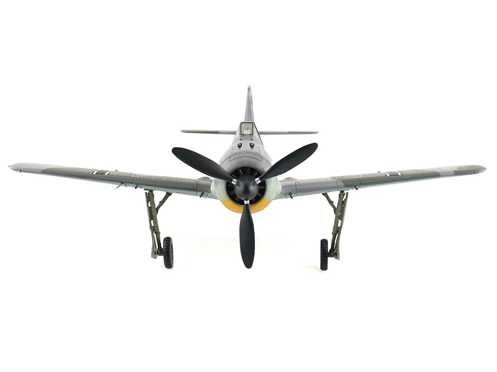 Focke-Wulf FW 190A-3 Fighter Aircraft "III/JG 2 Commander Hptm. Hans Hahn WWII" German Luftwaffe "Air Power Series" 1/48 Diecast Model by Hobby Master