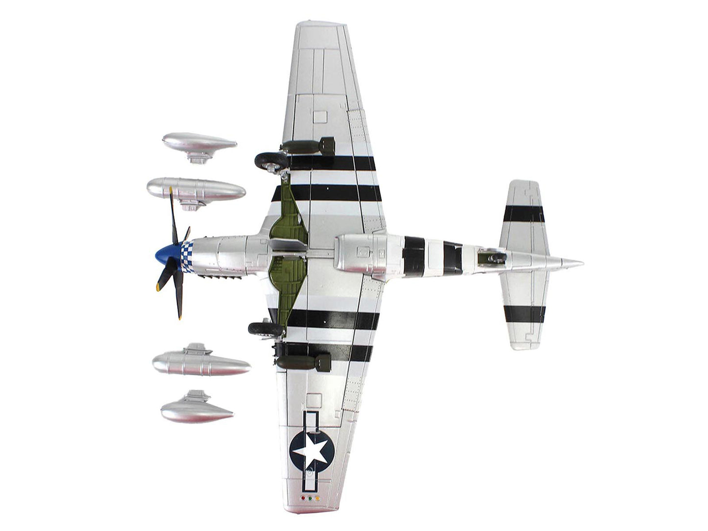 North American P-51D Mustang Fighter Aircraft "463702 Grim Reaper 355th Fighter Squadron 9th U.S. Army Air Force" (1945) United States Army Air Forces "Air Power Series" 1/48 Diecast Model by Hobby Master
