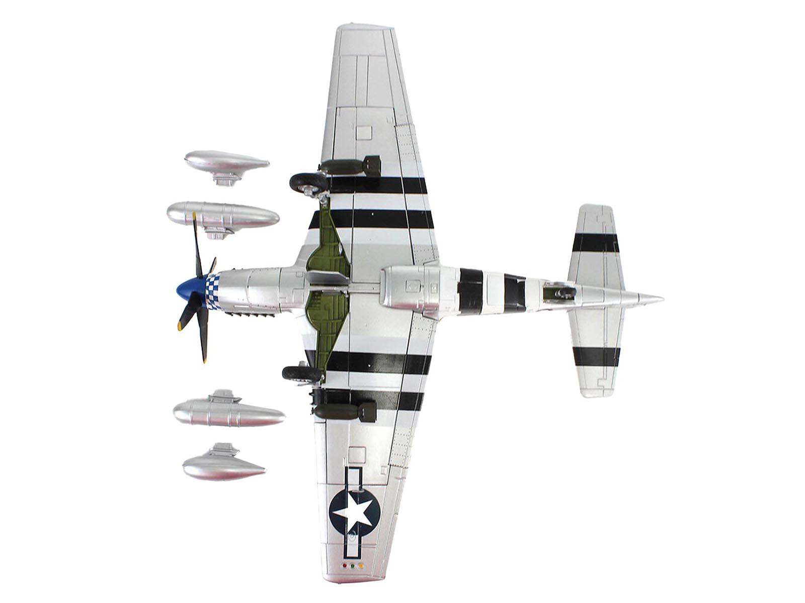 North American P-51D Mustang Fighter Aircraft "463702 Grim Reaper 355th Fighter Squadron 9th U.S. Army Air Force" (1945) United States Army Air Forces "Air Power Series" 1/48 Diecast Model by Hobby Master