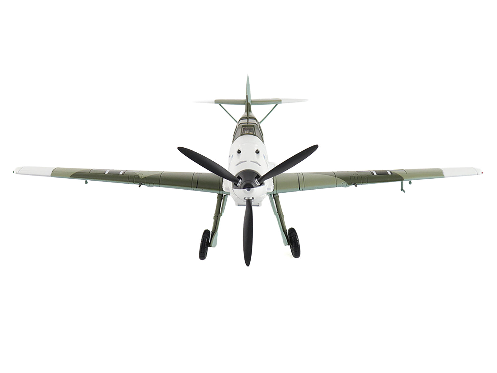 Messerschmitt Bf 109E-3 Fighter Aircraft "Yellow 15 Karl Wolff III/JG 52 France" (1940) German Luftwaffe "Air Power Series" 1/48 Diecast Model by Hobby Master