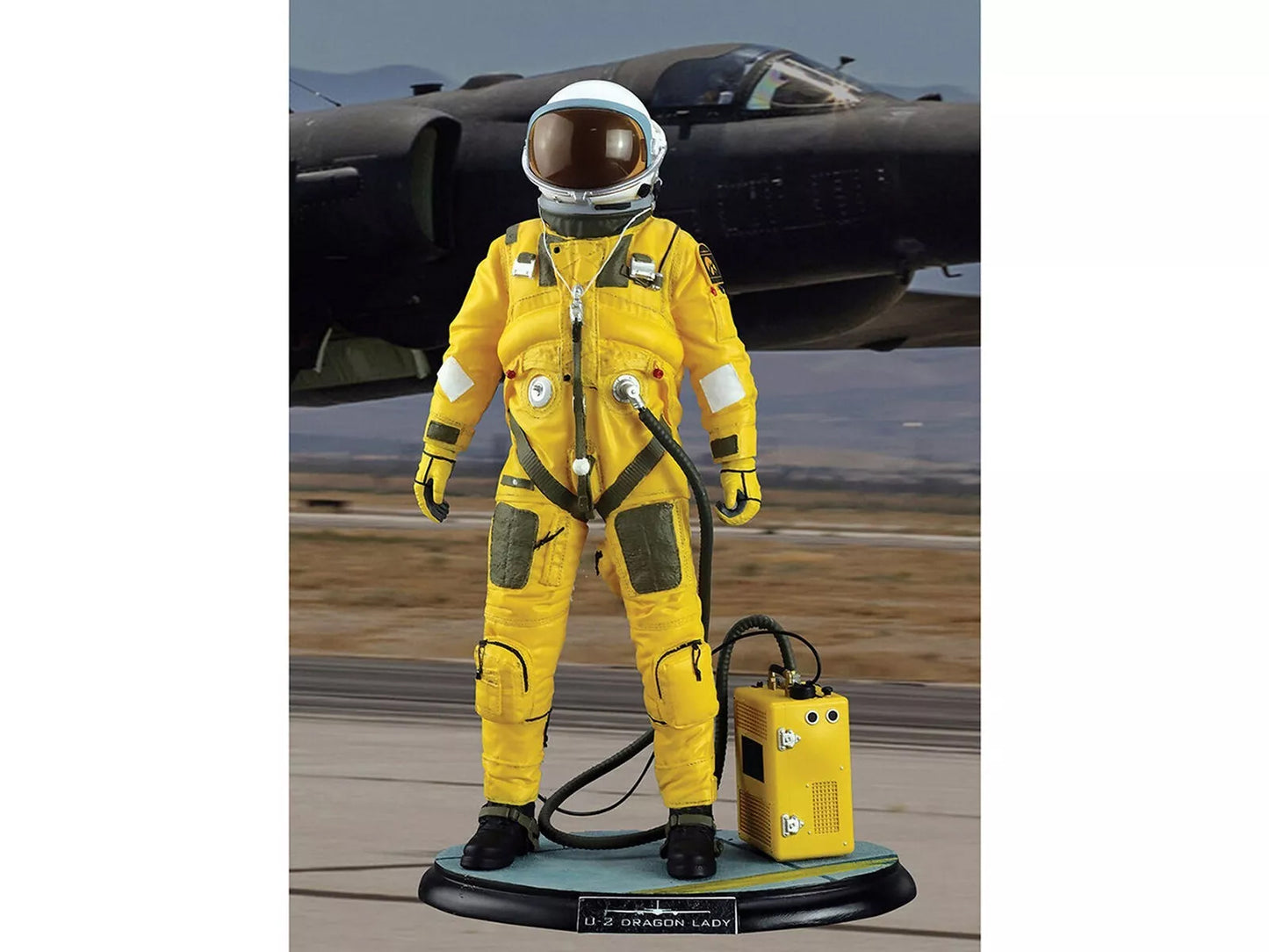 U-2 "Dragon Lady" Pilot Polyresin Statue "Statue Series" 1/8 Scale Model by Hobby Master
