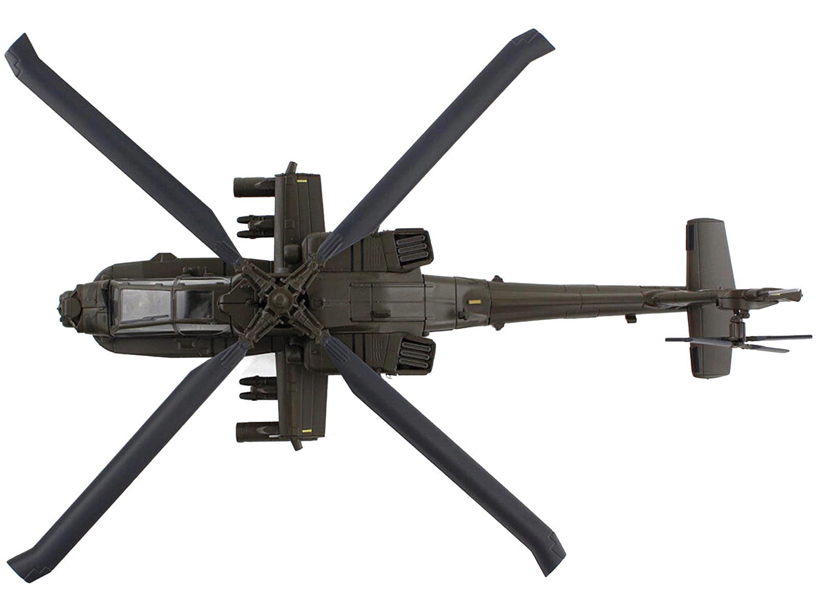 Boeing AH-64D Apache Attack Helicopter "Tyrone Biggums 4th Combat Aviation Brigade Operation Atlantic Resolve" (2018-2019) United States Army "Air Power Series" 1/72 Diecast Model by Hobby Master