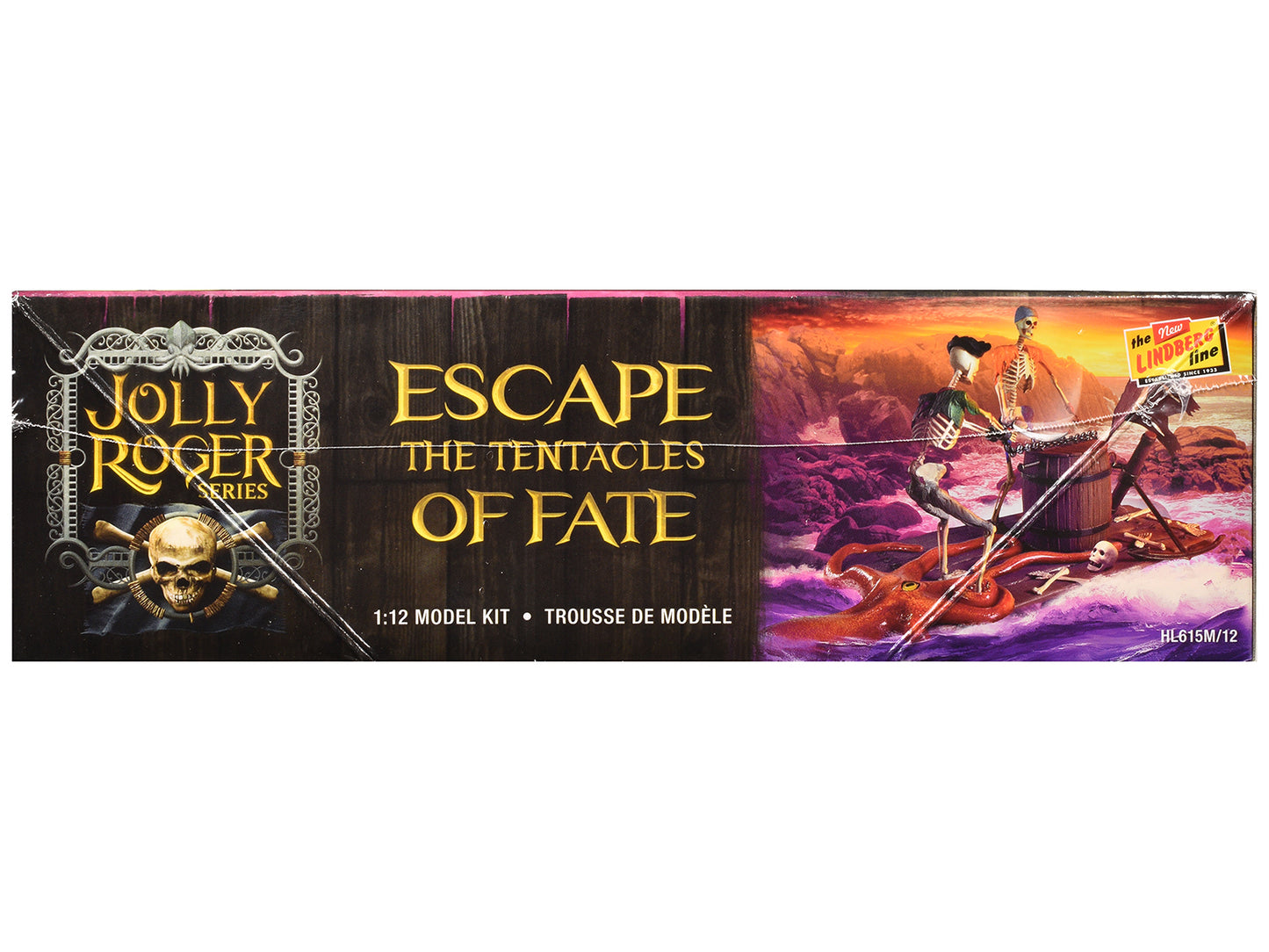 Skill 2 Model Kit Jolly Roger Series "Escape the Tentacles of Fate" Diorama Set 1/12 Scale Model by Lindberg