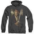 The Hobbit Baggins Poster Heather Mens Hoodie Black Officially Licensed