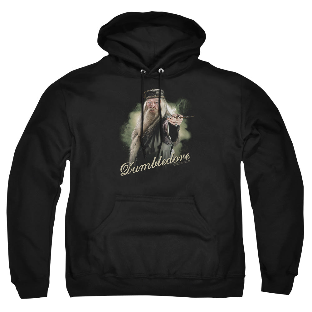 Harry Potter Dumbledore Wand Mens Hoodie Black Officially Licensed