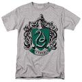 Harry Potter Slytherin Crest Mens T Shirt Athletic Heather Officially Licensed