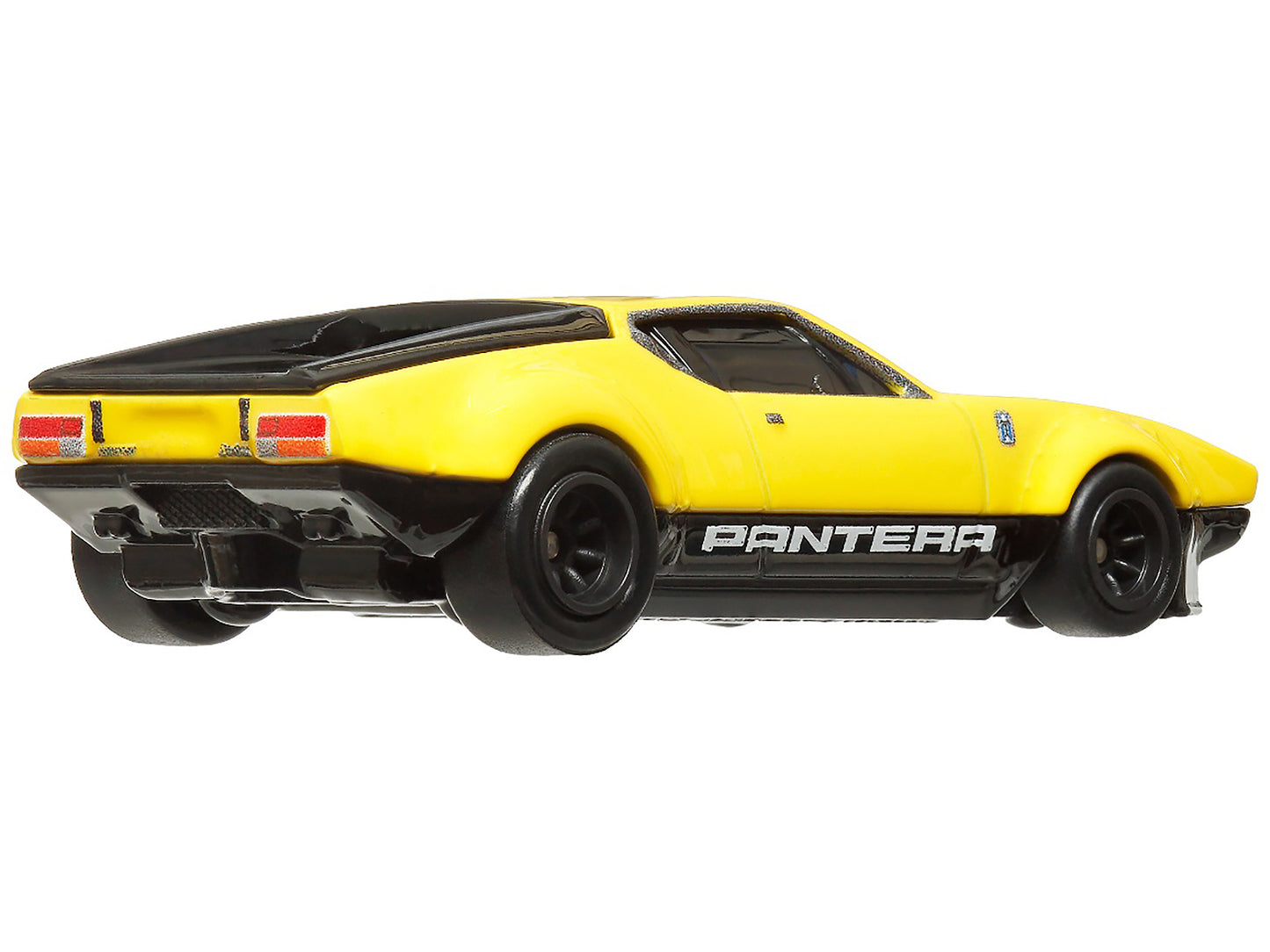 De Tomaso Pantera Gruppo 4 Yellow with Black Stripes "Boulevard" Series Diecast Model Car by Hot Wheels