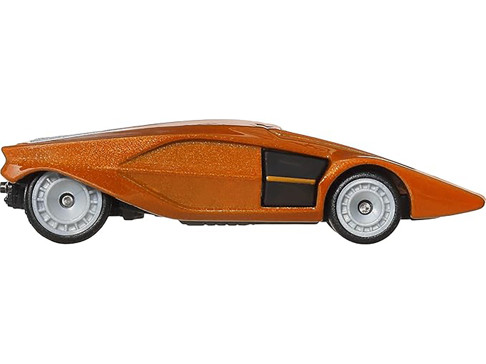 Lancia Stratos Zero Concept Car Orange Metallic "Hammer Drop" Series Diecast Model Car by Hot Wheels