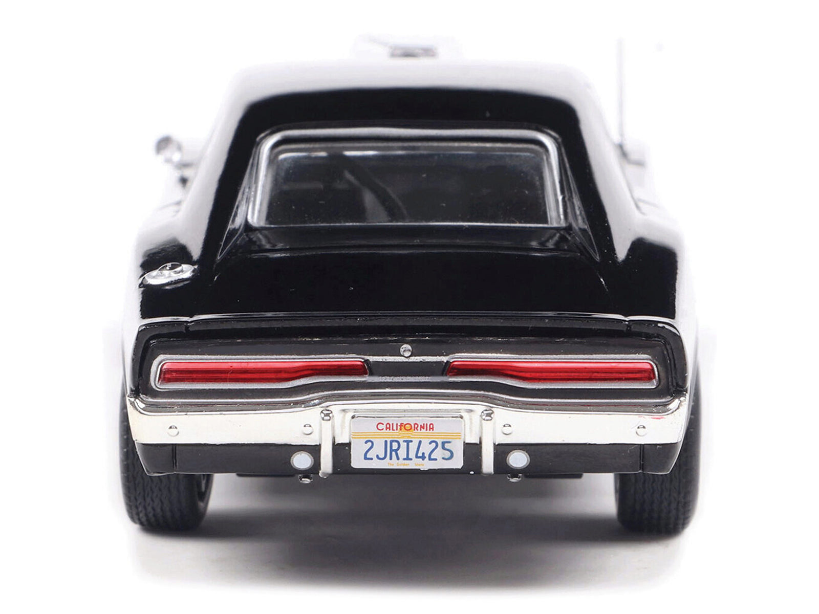 1970 Dodge Charger with Blown Engine Black 1/43 Diecast Model by IXO Models