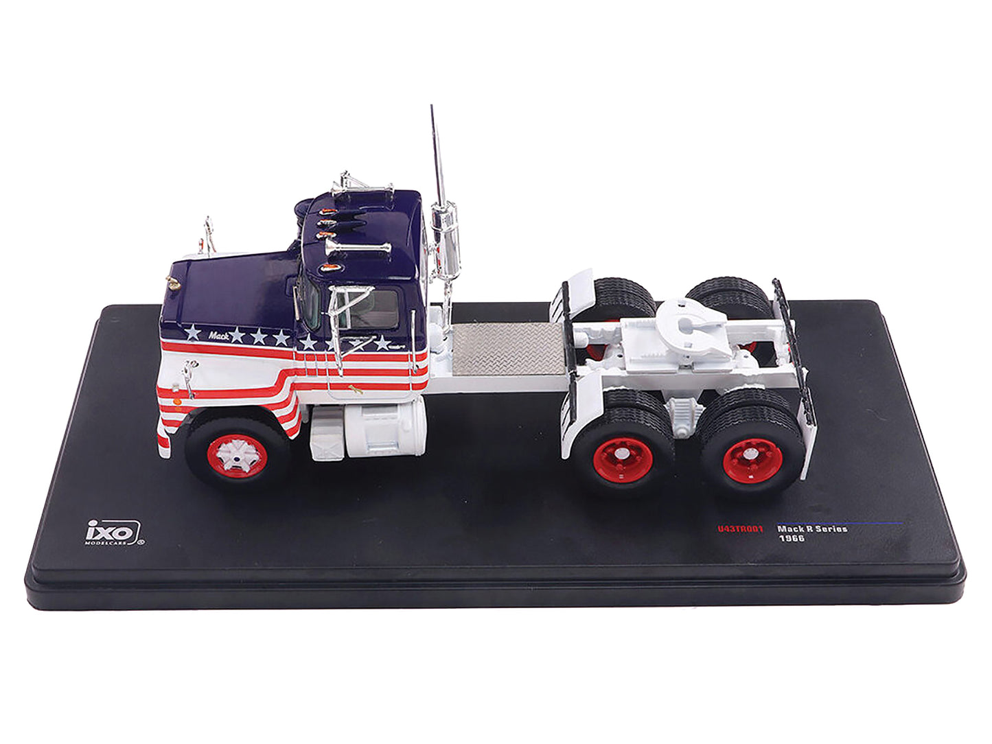 1966 Mack R Series Truck Tractor American Flag Livery 1/43 Diecast Model by IXO Models