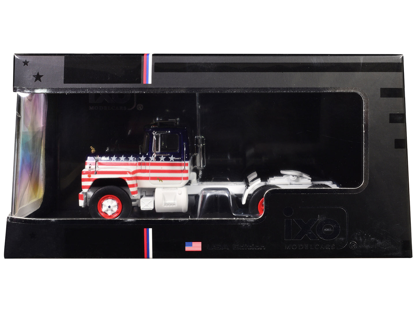1966 Mack R Series Truck Tractor American Flag Livery 1/43 Diecast Model by IXO Models