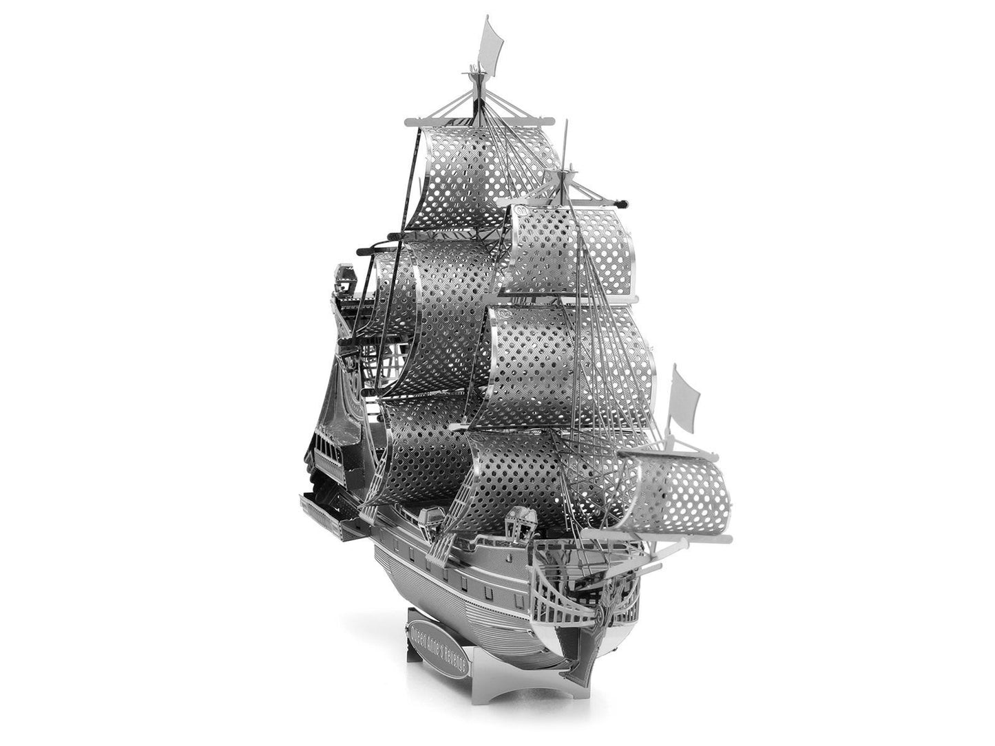 Model Kit Queen Anne's Revenge Ship (Challenging Difficulty) Steel Model by Metal Earth