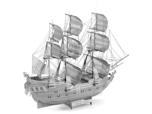 Model Kit Black Pearl Ship (Challenging Difficulty) Steel Model by Metal Earth