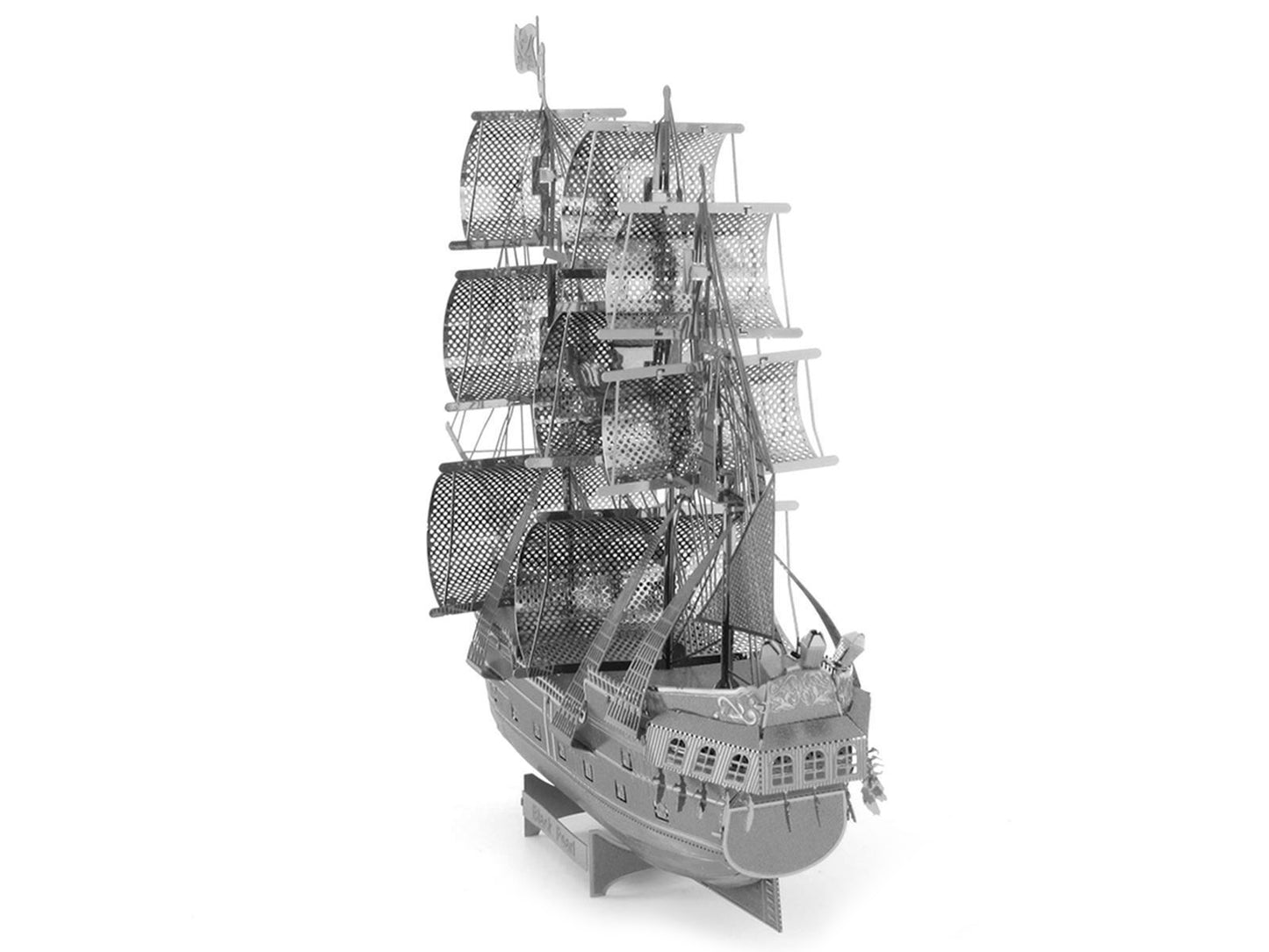Model Kit Black Pearl Ship (Challenging Difficulty) Steel Model by Metal Earth