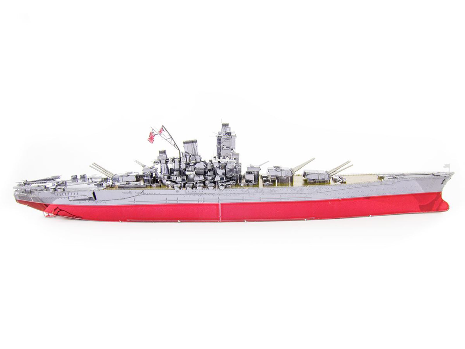 Model Kit Yamato Battleship "Imperial Japanese Navy" (Challenging Difficulty) Steel Model by Metal Earth