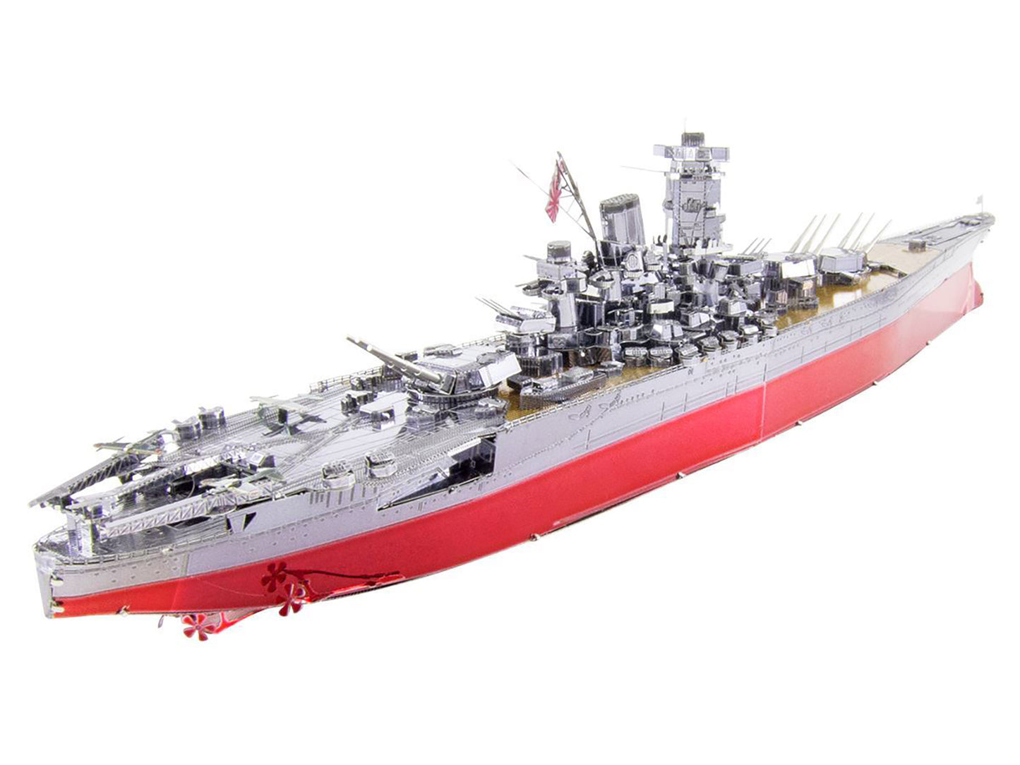 Model Kit Yamato Battleship "Imperial Japanese Navy" (Challenging Difficulty) Steel Model by Metal Earth