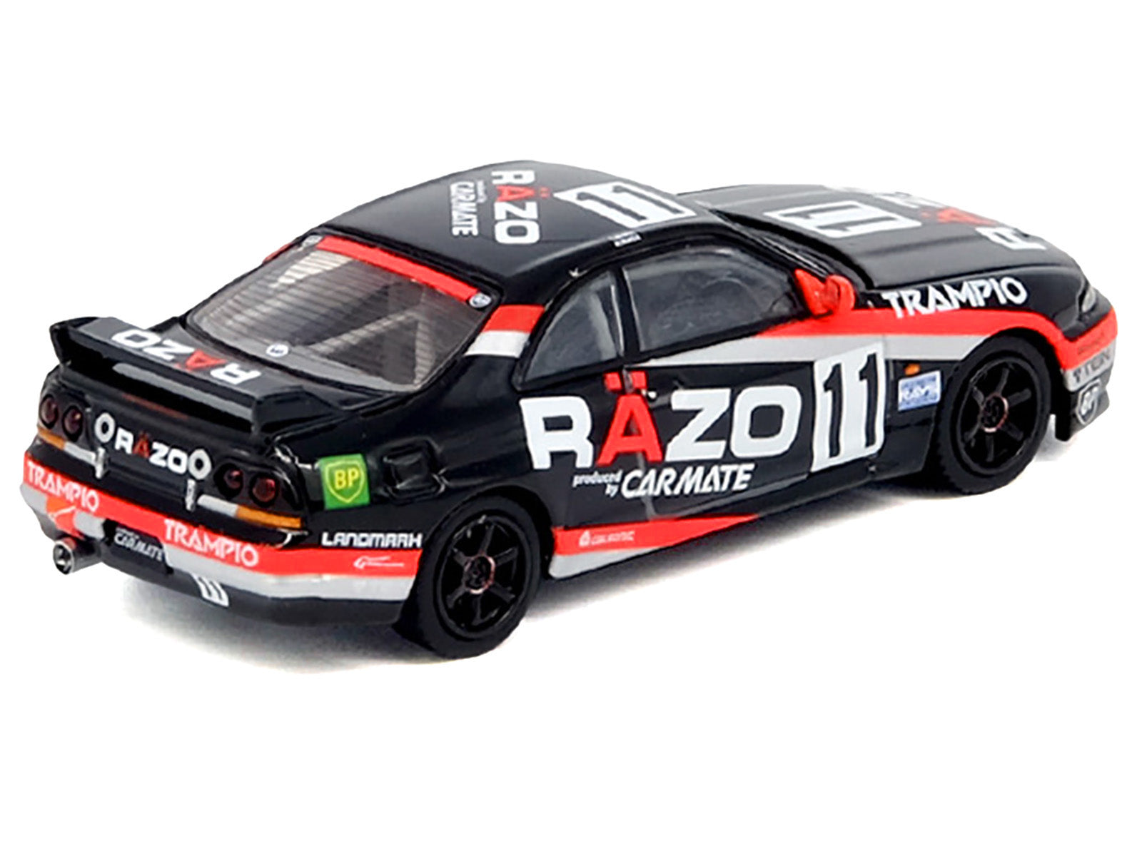 Nissan Skyline GT-R (R33) RHD (Right Hand Drive) #11 "Razo Trampio" N1 Super Endurance Series "Sedan Highland" (1995) 1/64 Diecast Model Car by Inno Models