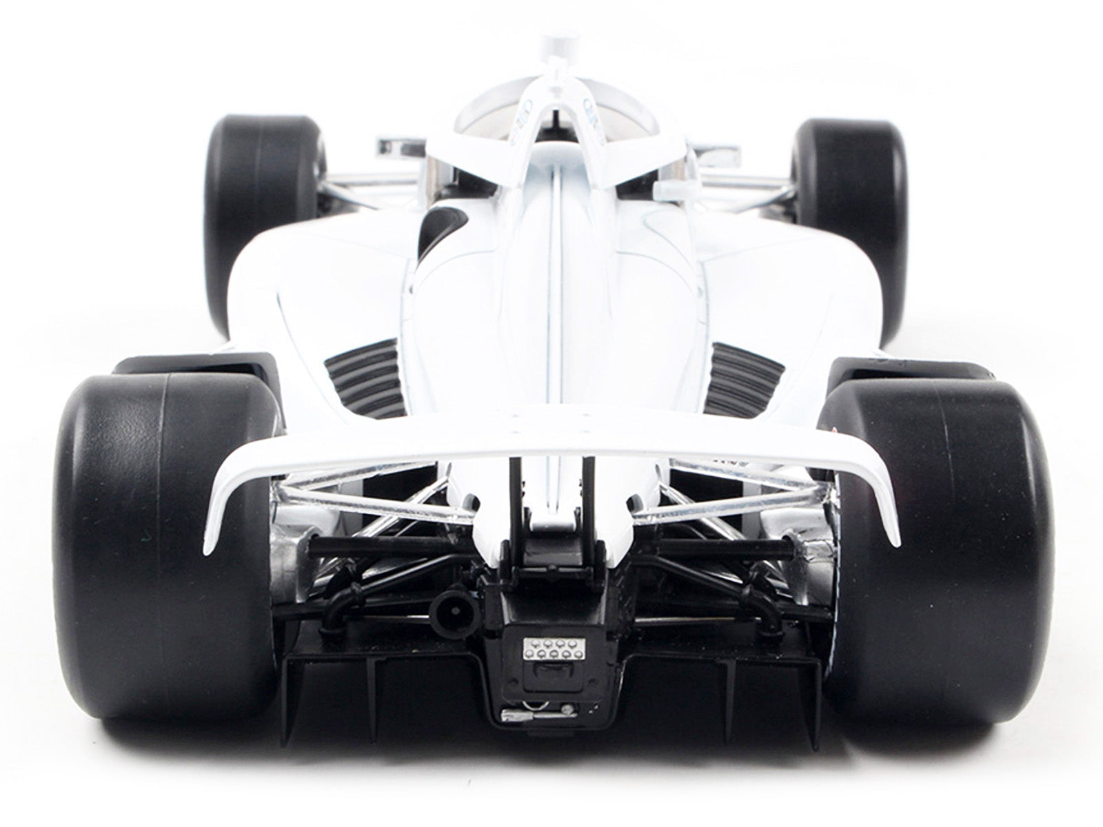 Dallara IndyCar Blank White "Autograph Car" (Super Speedway Configuration) "NTT IndyCar Series" 1/18 Diecast Model Car by IXO Models