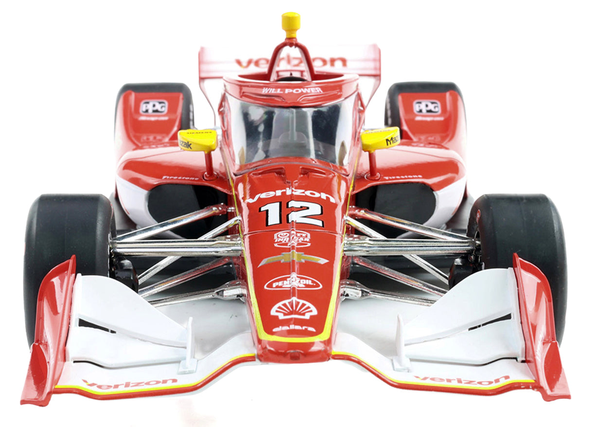 Dallara IndyCar #12 Will Power "Verizon" Team Penske (Road Course Configuration) "NTT IndyCar Series" (2025) 1/18 Diecast Model Car by IXO Models