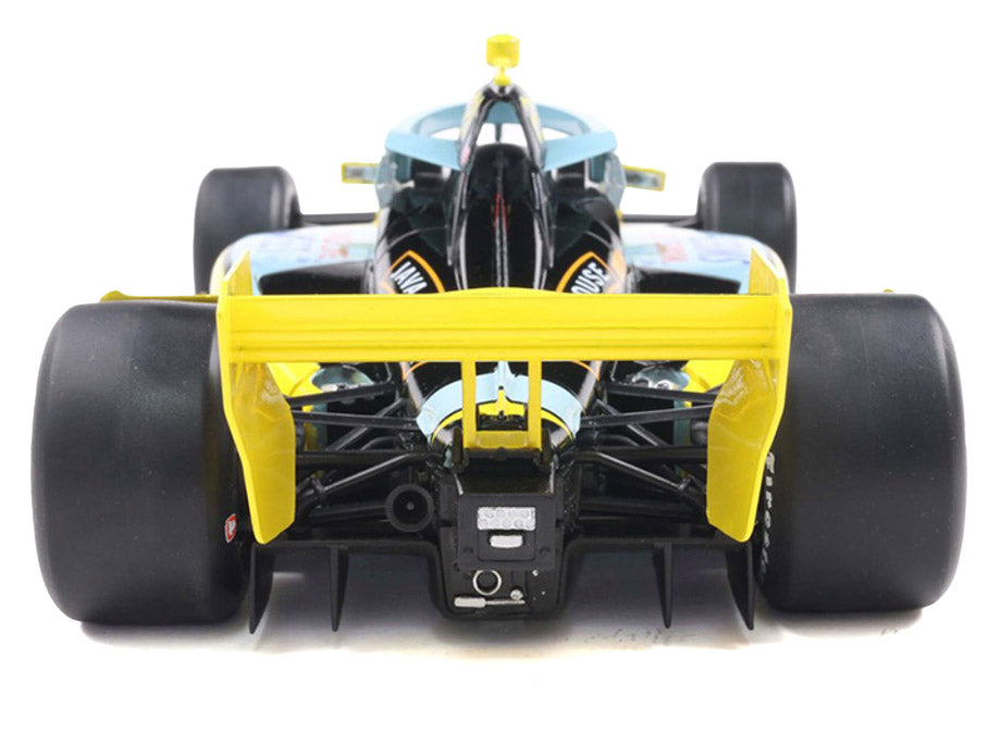 Dallara IndyCar #21 Christian Rasmussen "Splenda" Ed Carpenter Racing (Road Course Configuration) "NTT IndyCar Series" (2025) 1/18 Diecast Model Car by IXO Models