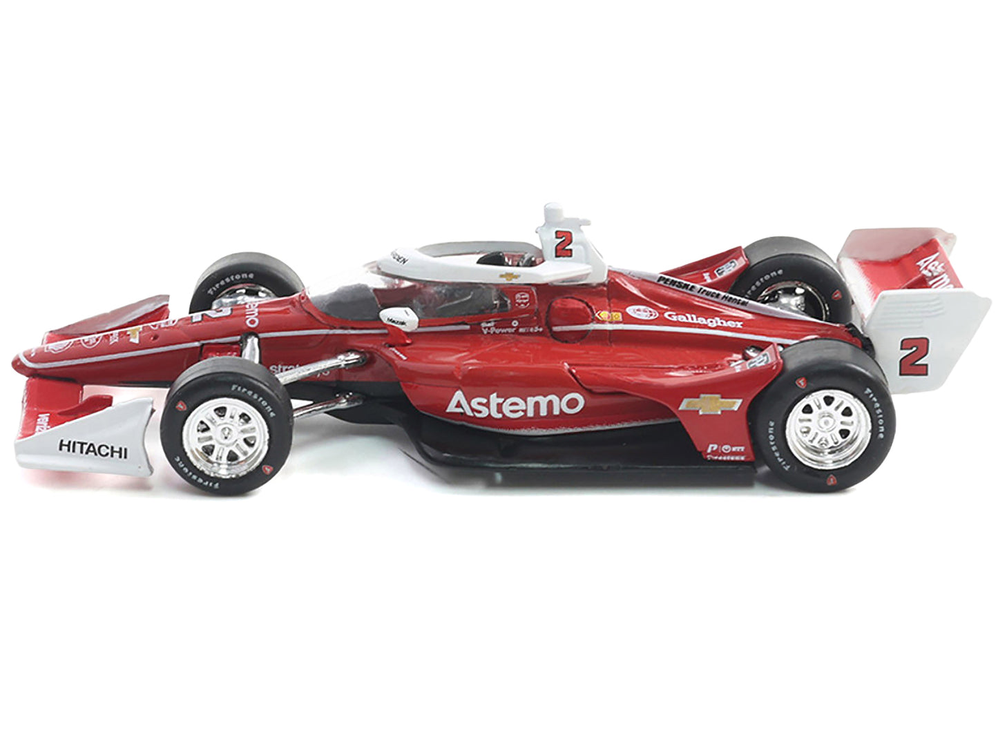 Dallara IndyCar #2 Josef Newgarden "Astemo" Team Penske (Road Course Configuration) "NTT IndyCar Series" (2025) 1/64 Diecast Model Car by IXO Models
