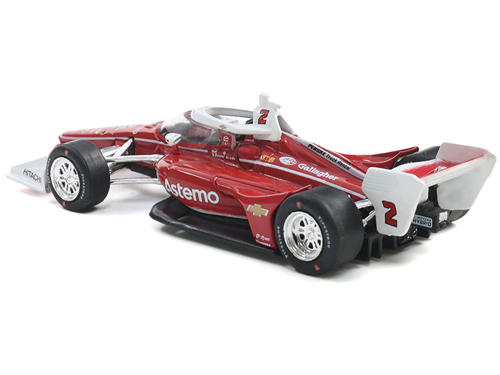 Dallara IndyCar #2 Josef Newgarden "Astemo" Team Penske (Road Course Configuration) "NTT IndyCar Series" (2025) 1/64 Diecast Model Car by IXO Models
