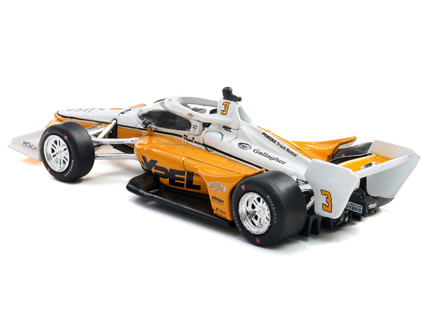 Dallara IndyCar #3 Scott McLaughlin "XPEL" Team Penske (Road Course Configuration) "NTT IndyCar Series" (2025) 1/64 Diecast Model Car by IXO Models