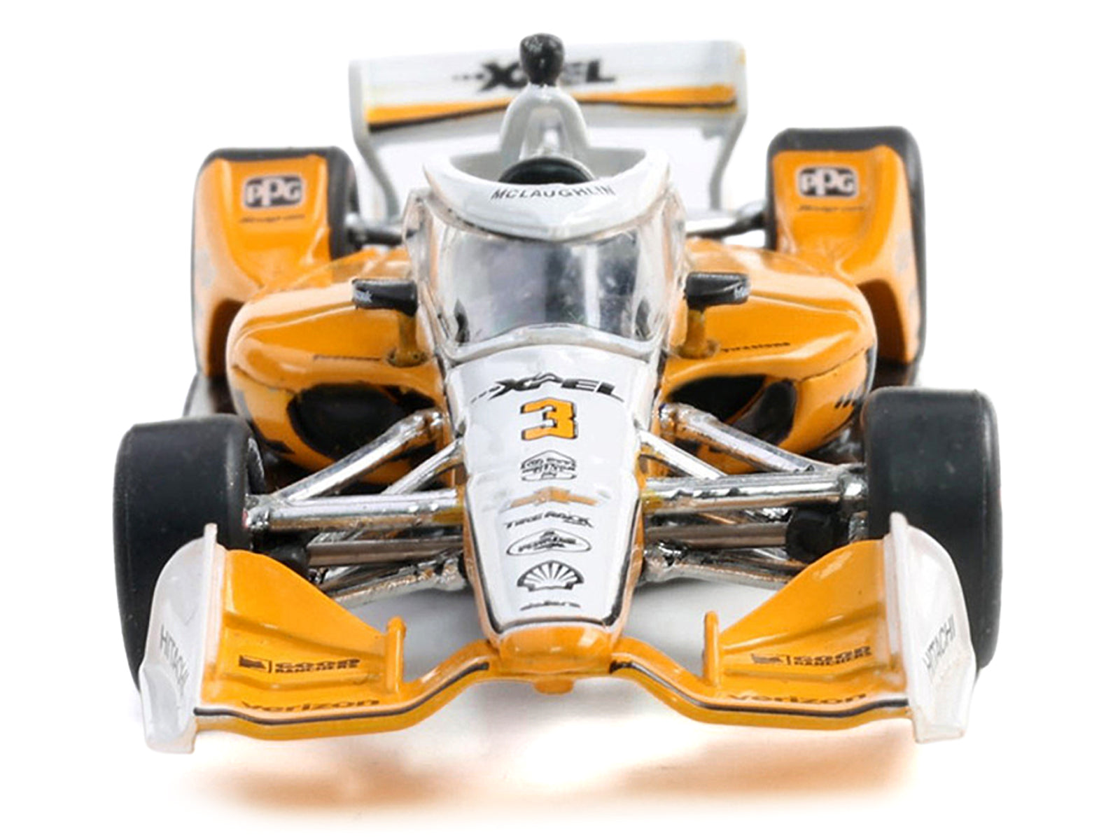 Dallara IndyCar #3 Scott McLaughlin "XPEL" Team Penske (Road Course Configuration) "NTT IndyCar Series" (2025) 1/64 Diecast Model Car by IXO Models