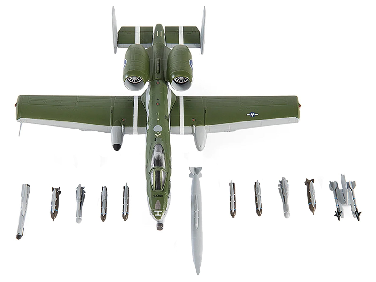 Fairchild Republic A-10C Thunderbolt II Attack Aircraft "355th Fighter Wing 354th Fighter Squadron Bulldogs" (2020) United States Air Force 1/144 Diecast Model by JC Wings