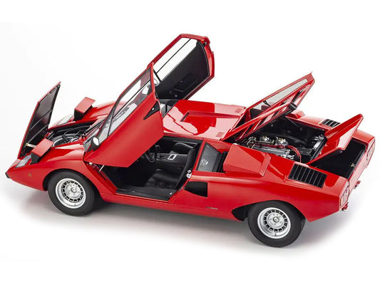 Lamborghini Countach LP400 Red 1/12 Diecast Model Car by Kyosho