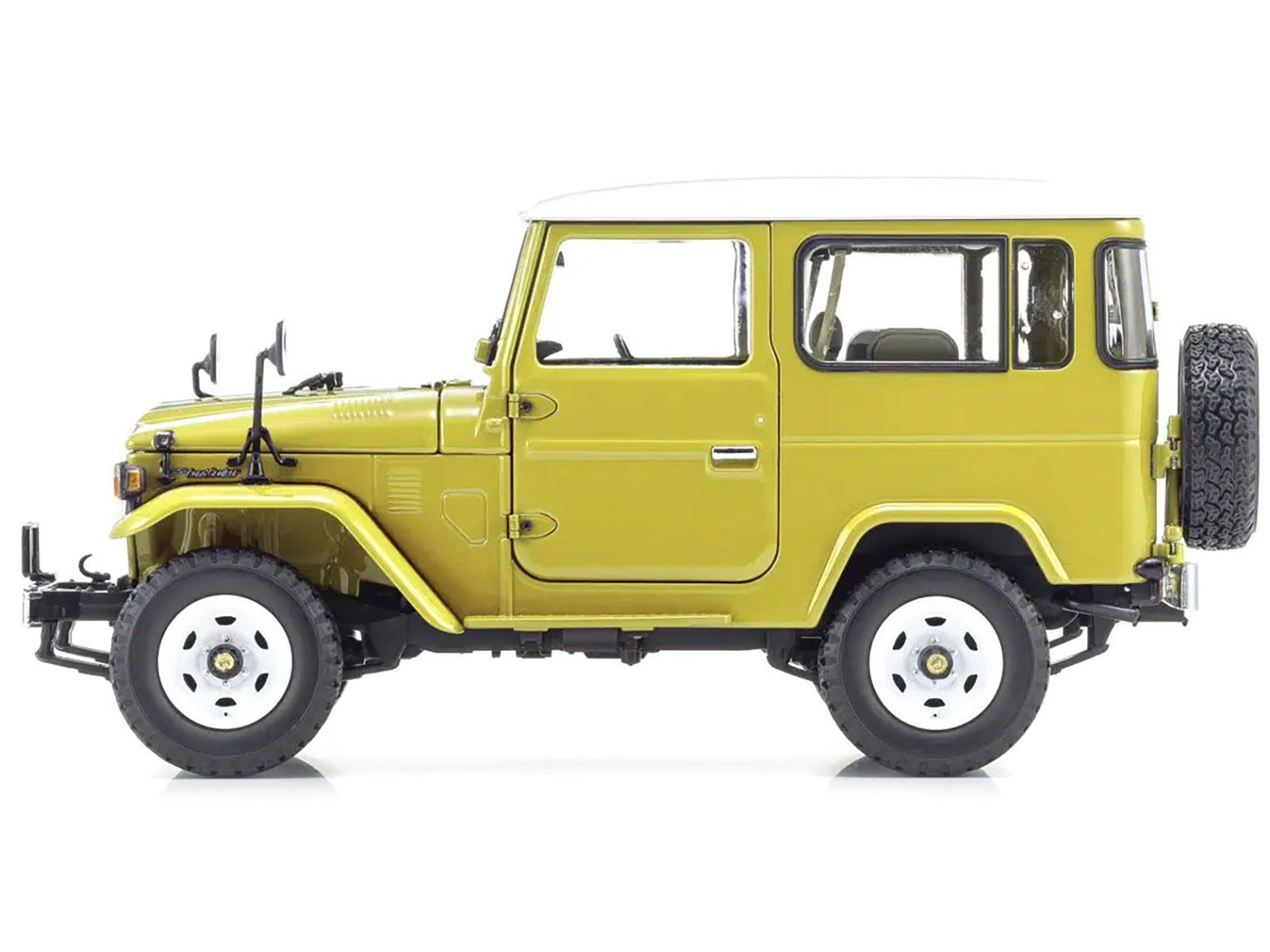 Toyota Land Cruiser 40 Van RHD (Right Hand Drive) Yellow 1/18 Diecast Model Car by Kyosho