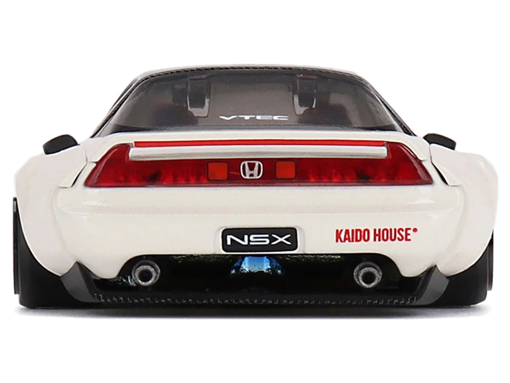 Honda NSX "Kaido Works V2" White with Black Top (Designed by Jun Imai) "Kaido House" Special 1/64 Diecast Model Car by Mini GT