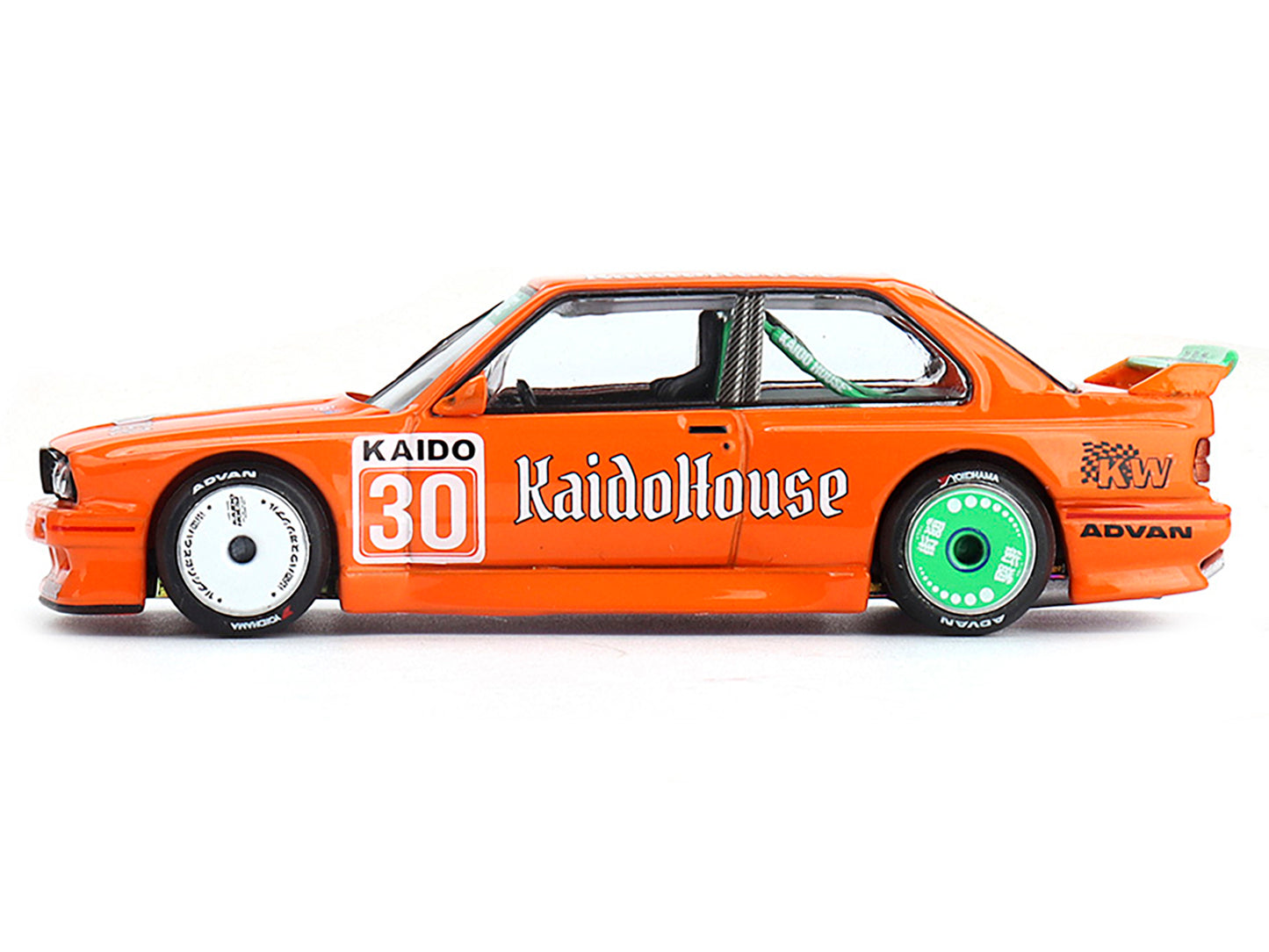 BMW M3 "KaidoHaus V1" #30 Orange (Designed by Jun Imai) "Kaido House" Special 1/64 Diecast Model Car by Mini GT