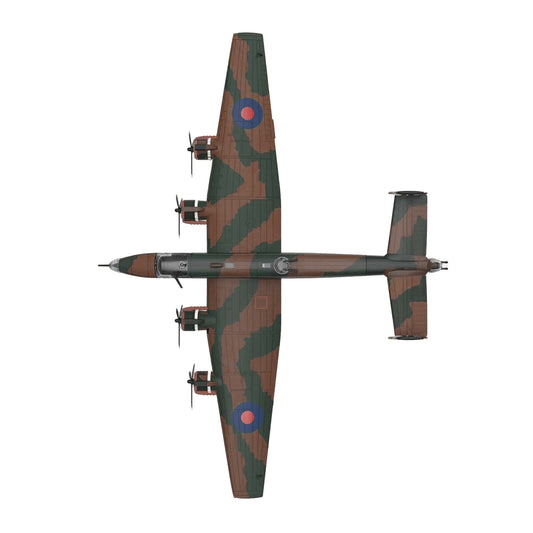 Handley Page Halifax B.MK III Bomber Aircraft "No. 158 Squadron RAF Lissett Yorkshire" Royal Air Force (1944) "Planes of World War II" Series 1/144 Diecast Model Airplane by Luppa