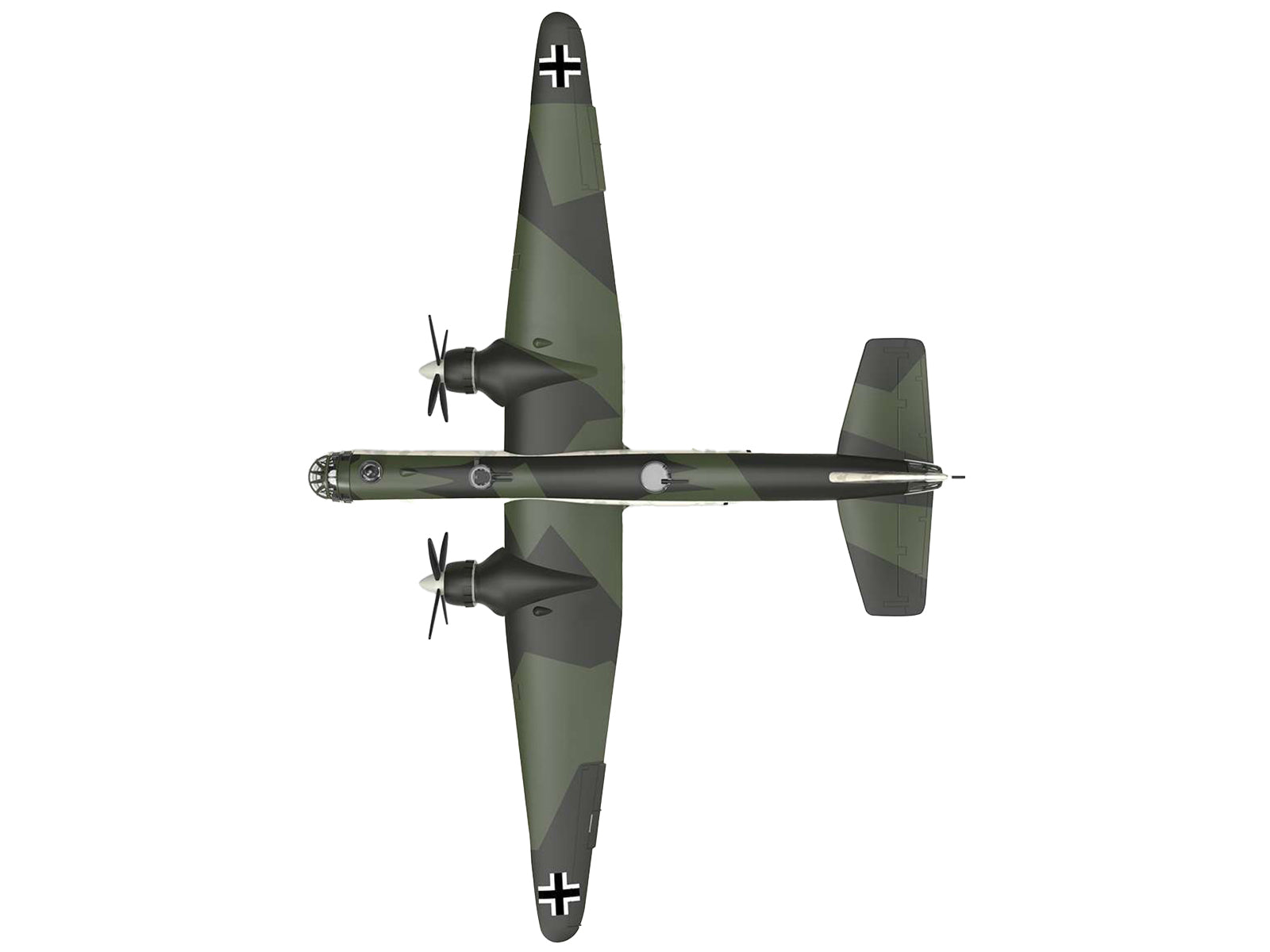 Heinkel He 177 Bomber Aircraft "II./KG 40 Bordeaux France" (1942) German Luftwaffe 1/144 Diecast Model Airplane by Luppa