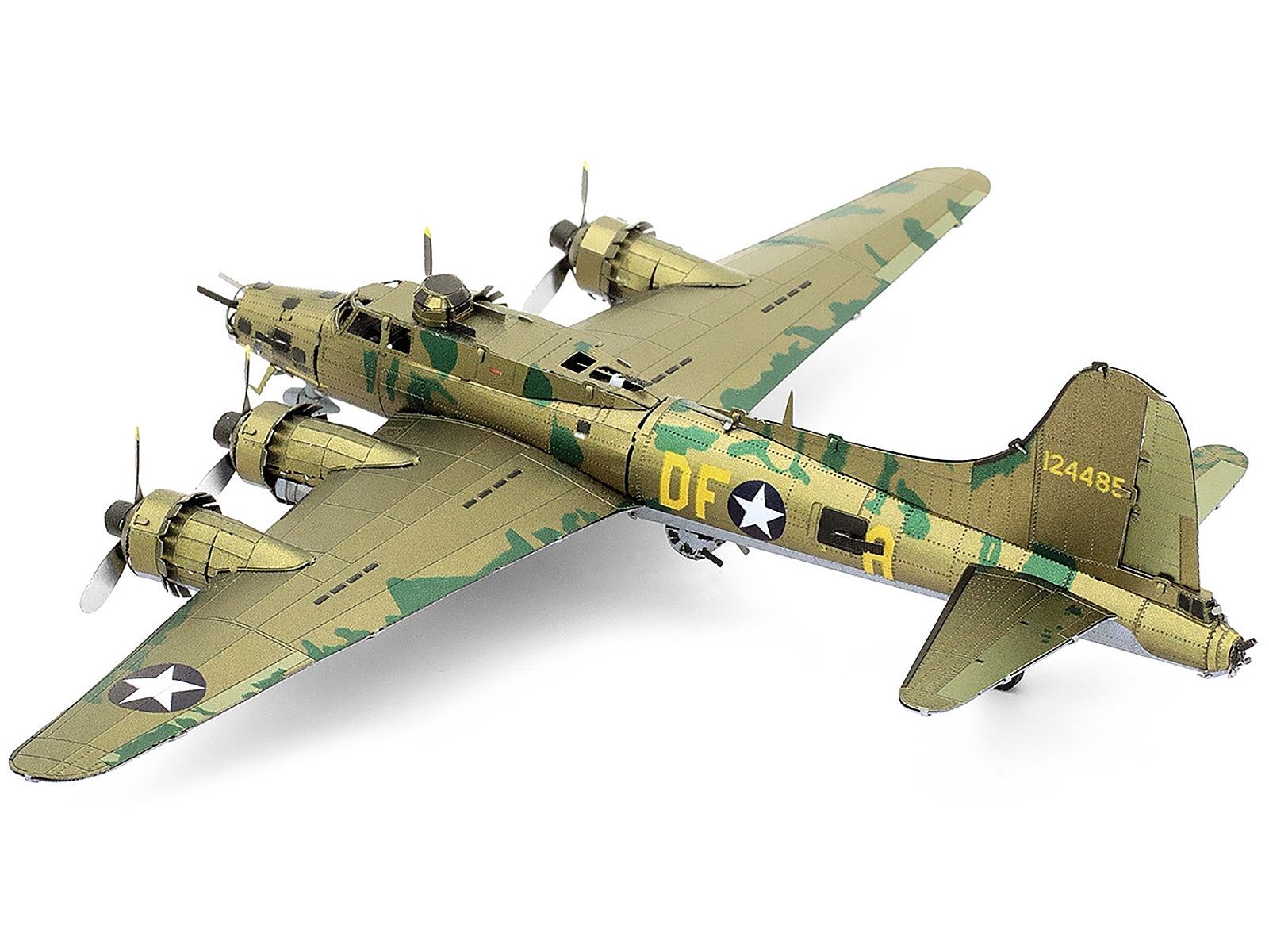 Model Kit Boeing B-17 Flying Fortress Bomber Aircraft "World War II" United States Army Air Forces (Challenging Difficulty) Steel Model by Metal Earth
