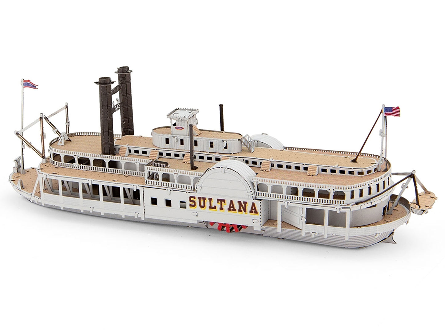Model Kit Sultana Steamboat (Moderate Difficulty) Steel Model by Metal Earth