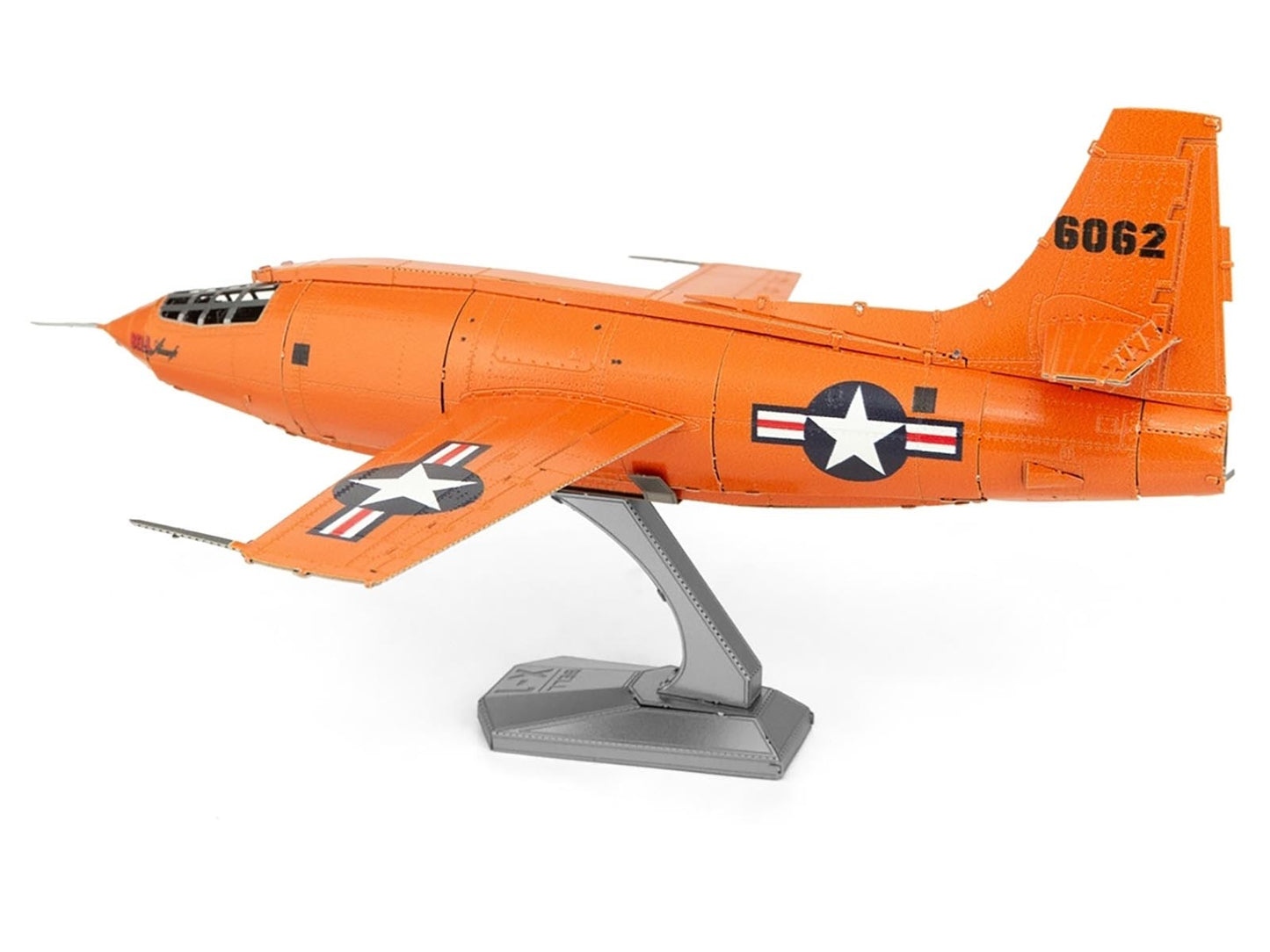 Model Kit Bell X-1 Aircraft "United States Air Force" (Moderate Difficulty) Steel Model by Metal Earth
